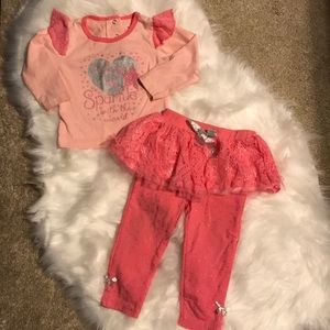 2pc sparkle outfit